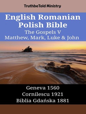 cover image of English Romanian Polish Bible--The Gospels V--Matthew, Mark, Luke & John